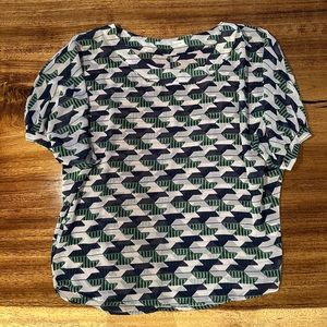 Peaches N Cream Short Sleeve Top - Size Small